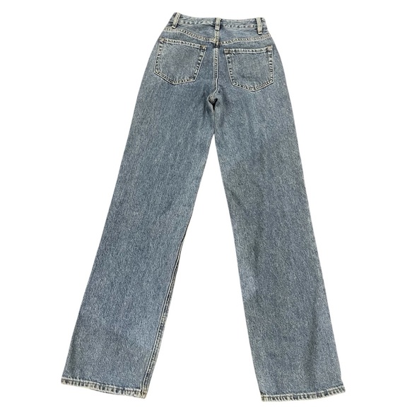 PacSun Blue 90’s Boyfriend Yin Yang Women’s Jeans Size Waist 23 Inseam 32 - Picture 4 of 11